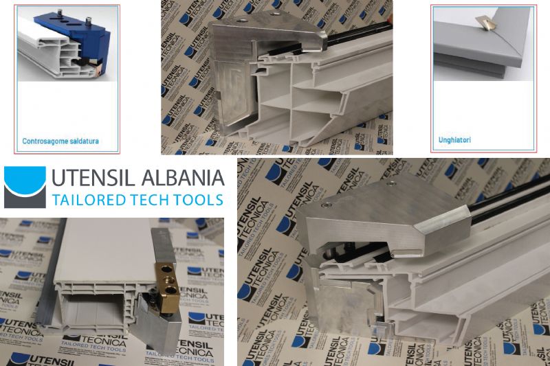 Makineri italiane Pastruese per kënde për PVC, Makineri Pastrues profesional për këndet e PVC, Vegla për pastrimin e këndeve PVC, Makineri industriale për Pastrimin e  këndeve PVC, Pastrues këndesh për prodhime PVC të personalizuara